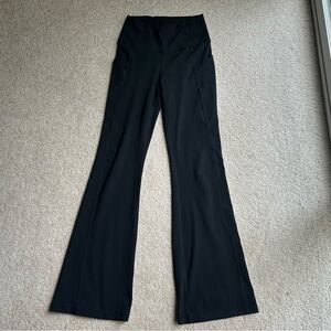 EUC Purelux by fabletics black flare pants XS barely worn